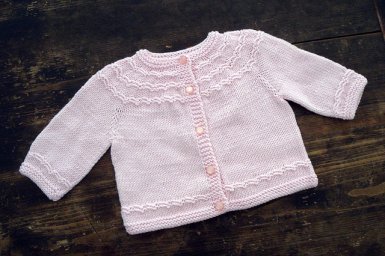 Жакет для мылыша, вяжем спицами