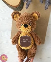 Βяжeм плюшевого мишку
