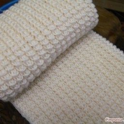 Красивый шарф американской резинкой