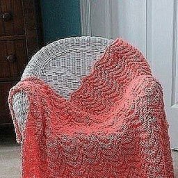 Узор для пледа спицами