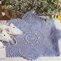 Ажурная салфетка крючком