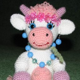 Коровка "Клара", вяжем крючком