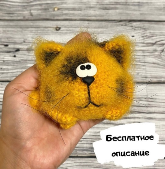 Очаровательные котята спицами