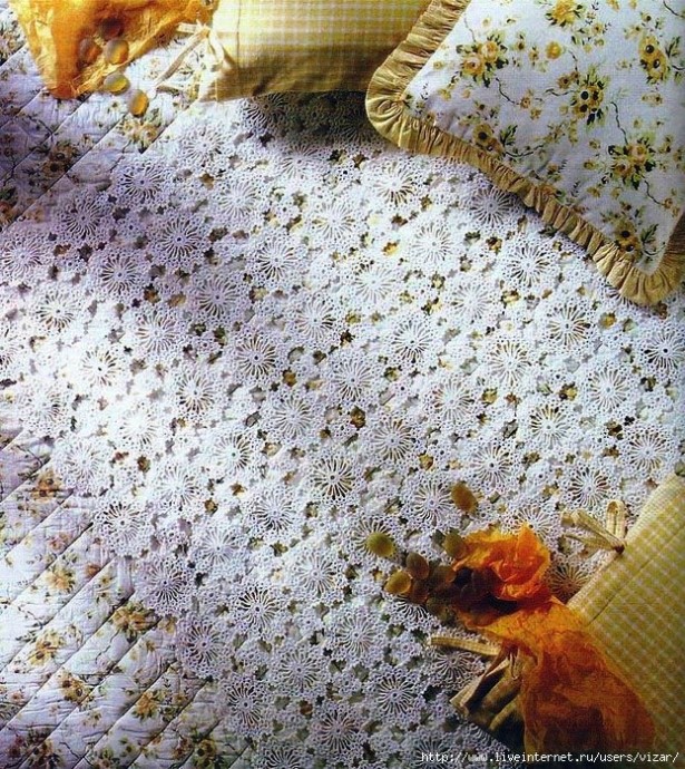 Плед из мотивов крючком Плед из мотивов крючком