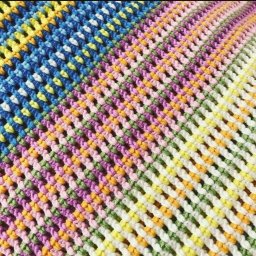 Плед крючком, вяжем для дома