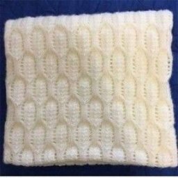 Плотный узор для теплого шарфа или снуда