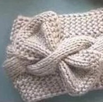 Повязка с бантом для девочки