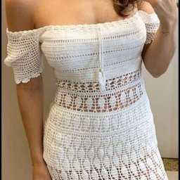 Схема узора вязания крючком для сарафана