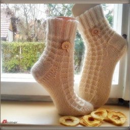 Узор для носков спицами