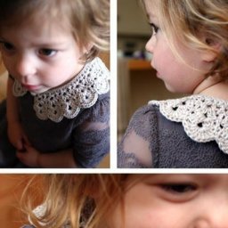 Ажурный воротничок крючком