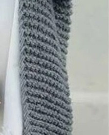 Простой серый кардиган спицами