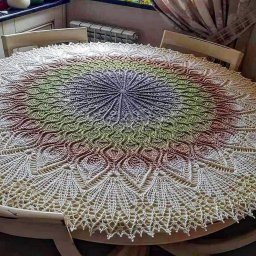 Шикарная салфетка крючком