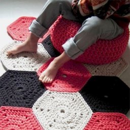 Вязаные шестиугольники