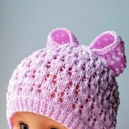 ​Детская шапка спицами