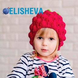 Шапочка Малинка для девочки.