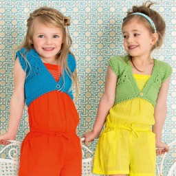 Вяжем болеро для девочки