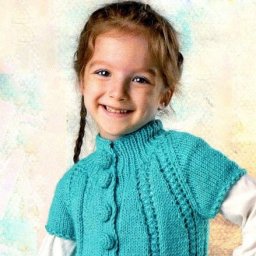 Бирюзовая туника для девочки