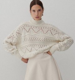 Узор для свитера спицами