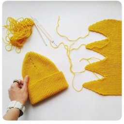 Лимонная шапочка - что-то новое!