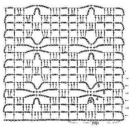 Подборка схем для разной вариации узора "Паучок"