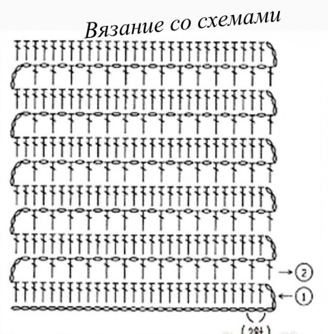Радужный топ крючком Радужный топ крючком