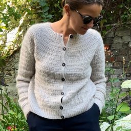 Жакет с круглой кокеткой