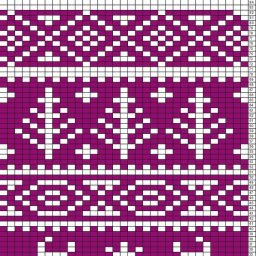 Схемы зимнего жаккарда