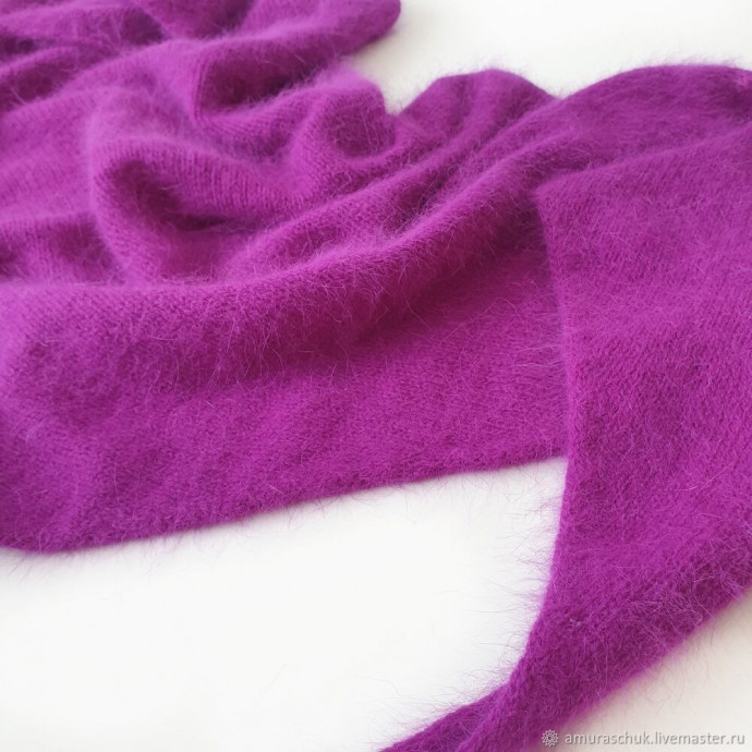 Косынка спицами