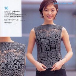 Нежный топ крючком