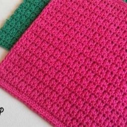 Плотный узор крючком