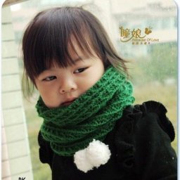 Снуд-труба для девочки, вяжем крючком