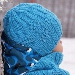 Универсальный узор спицами для шапочек и шарфов