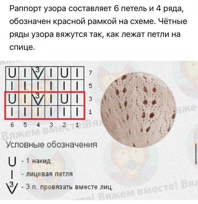 Джемпер простым узором спицами