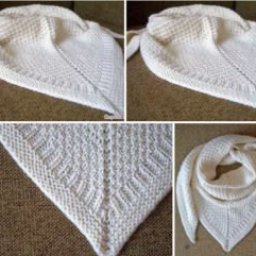 Красивая нежная шаль