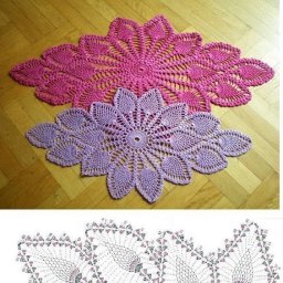 Красивая салфетка необычной формы