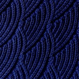 Необычный узор спицами