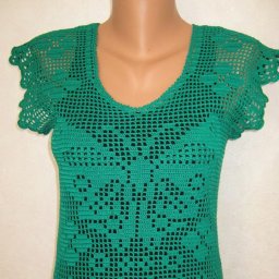 Топ филейной вязкой