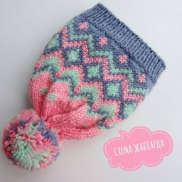 Узор для яркой шапочки