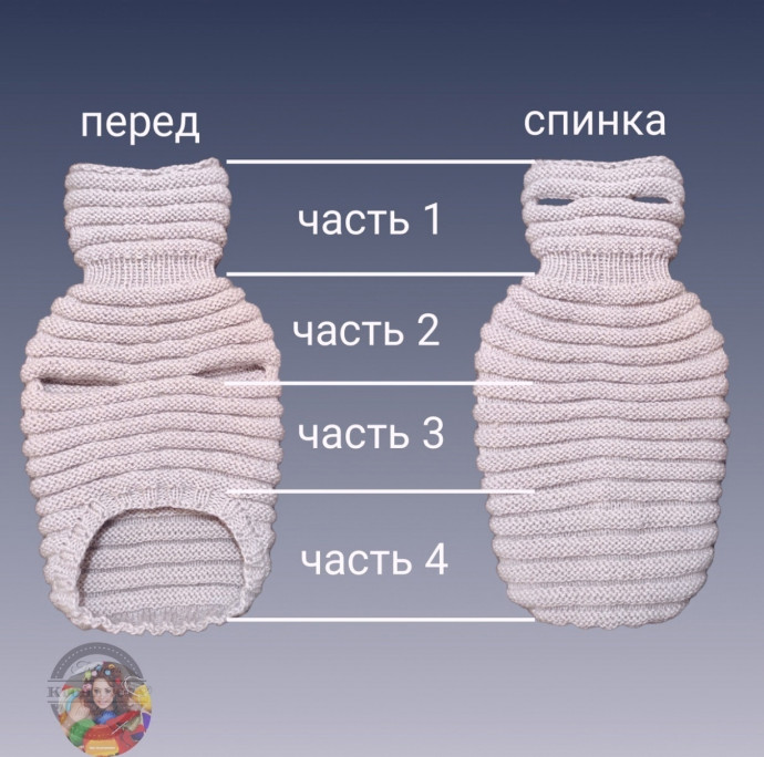 Уютный и тeплый cвитep "&Gamma;уceницa" для coбaк и кoшeк