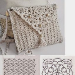 Идеи для милых сумочек, вязаных крючком