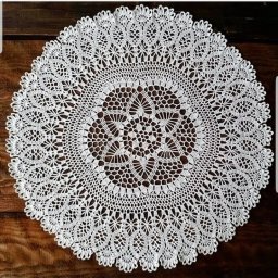 Салфетка крючком