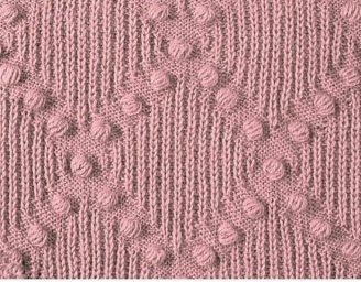 Узор спицами