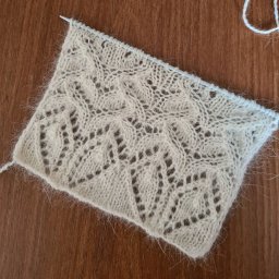 Ажурный узор спицами