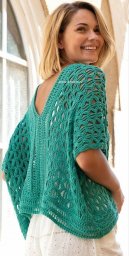Летняя кофточка крючком