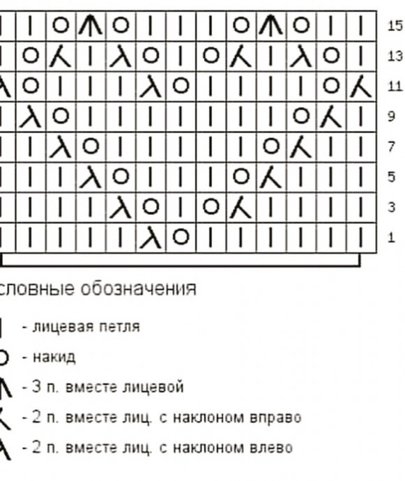 Сердечная майка, вяжем спицами Сердечная майка, вяжем спицами