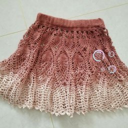 Милая юбочка, связанная крючком