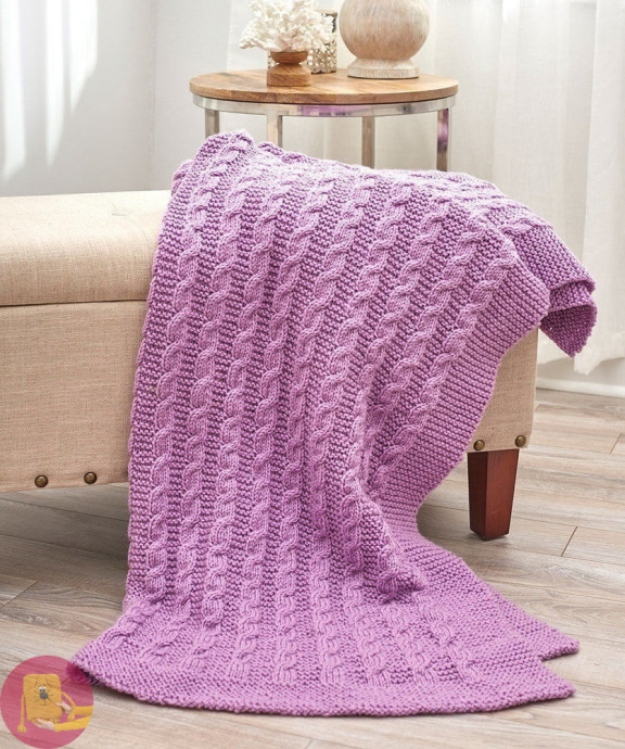 Изумительный плед со жгутами Изумительный плед со жгутами