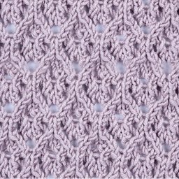 Роскошный узор спицами