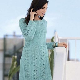 Узор для платья спицами