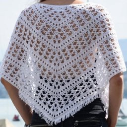 Узор для шали крючком